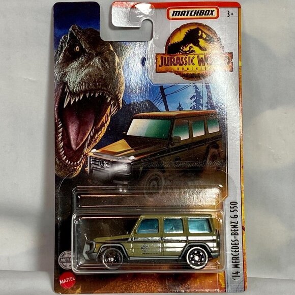Matchbox Jurassic World Dominion '14 Mercedes-Benz G 550 Die-cast 1/64 Model NIP - Picture 1 of 5